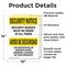 Signmission Security Badges Must Worn Bilingual OSHA Security Notice Sign, Vinyl Decal, 10in W x 14in L, 2PK OS-2PACK-SN-D-1014-L-11644 - alternate 5